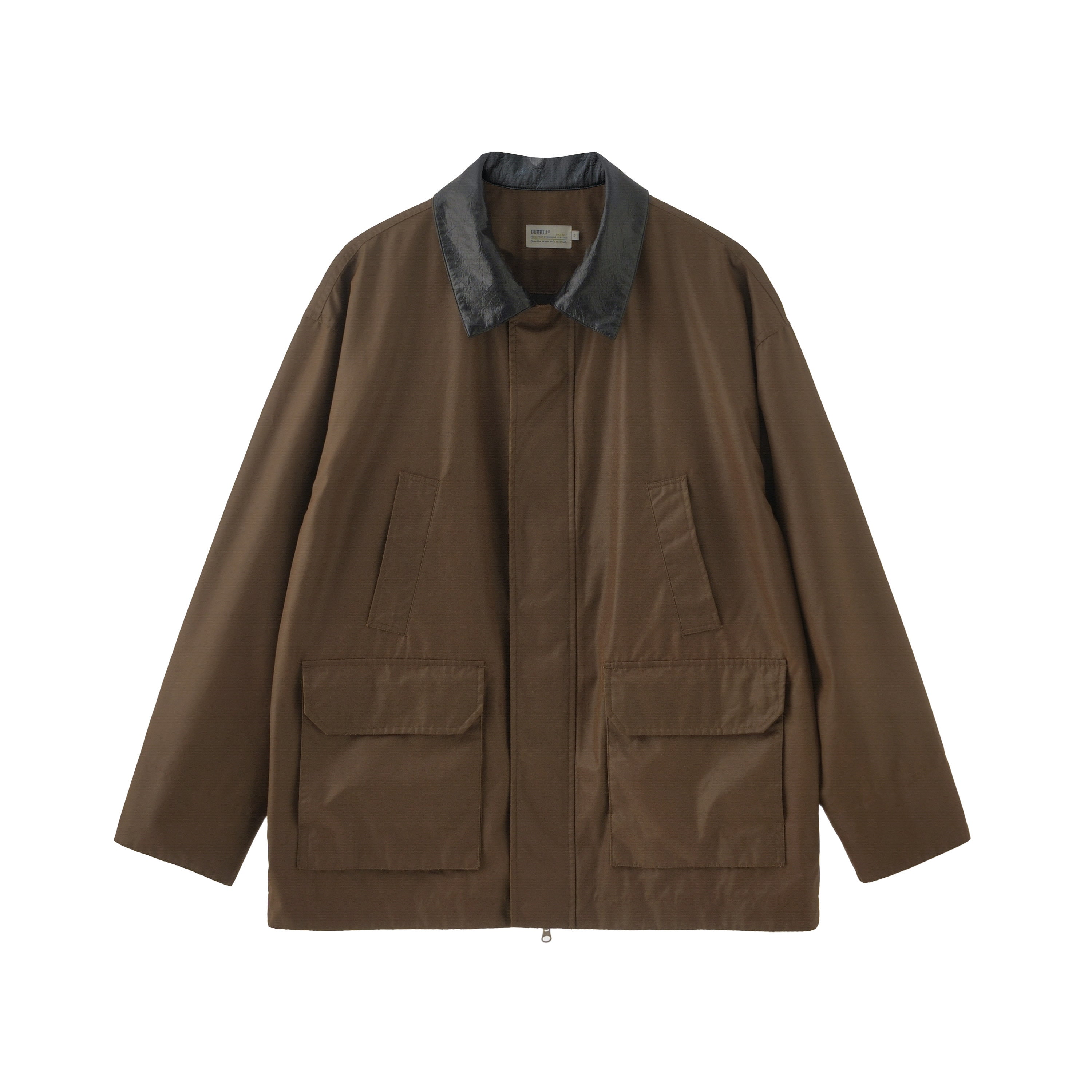 ヴィンテージレザー襟 ワークブルゾン N6669