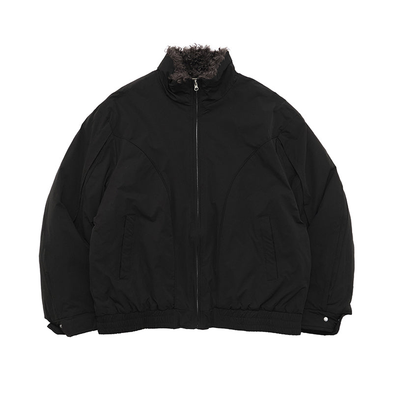 ボアスタンドカラー ワイドパーカージャケット N6270
