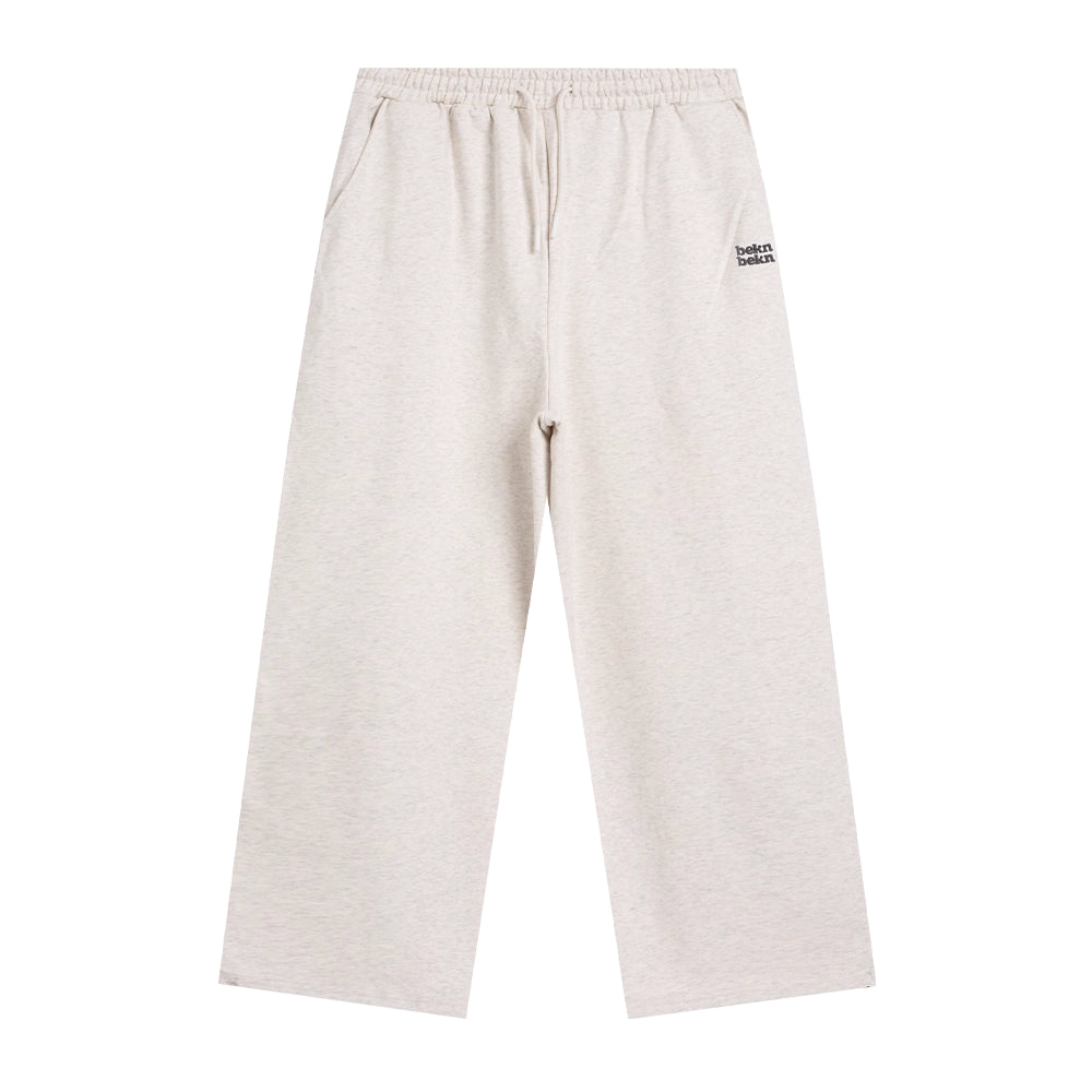 裾を絞れる2WAY裏起毛ワイドスウェットパンツ N5875
