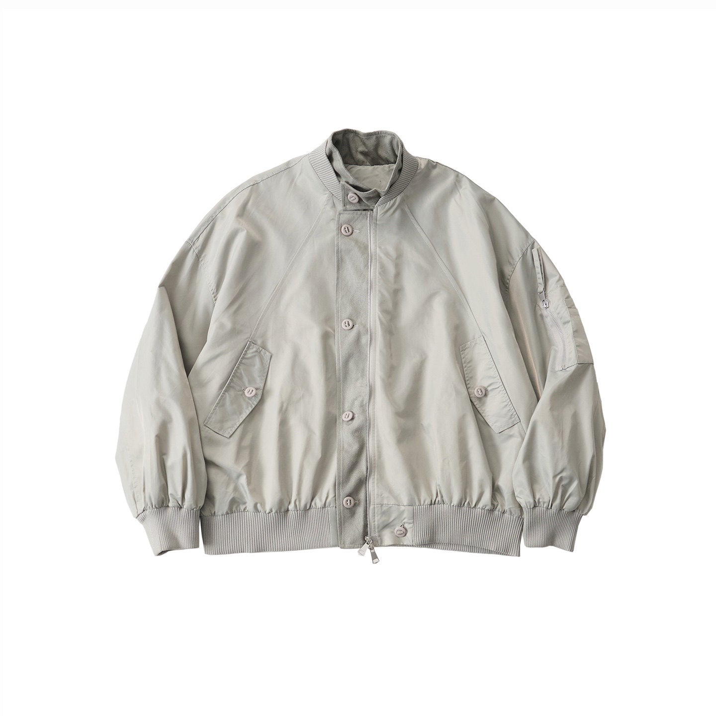 ミリタリースタンドカラー MA-1ブルゾン　N6754
