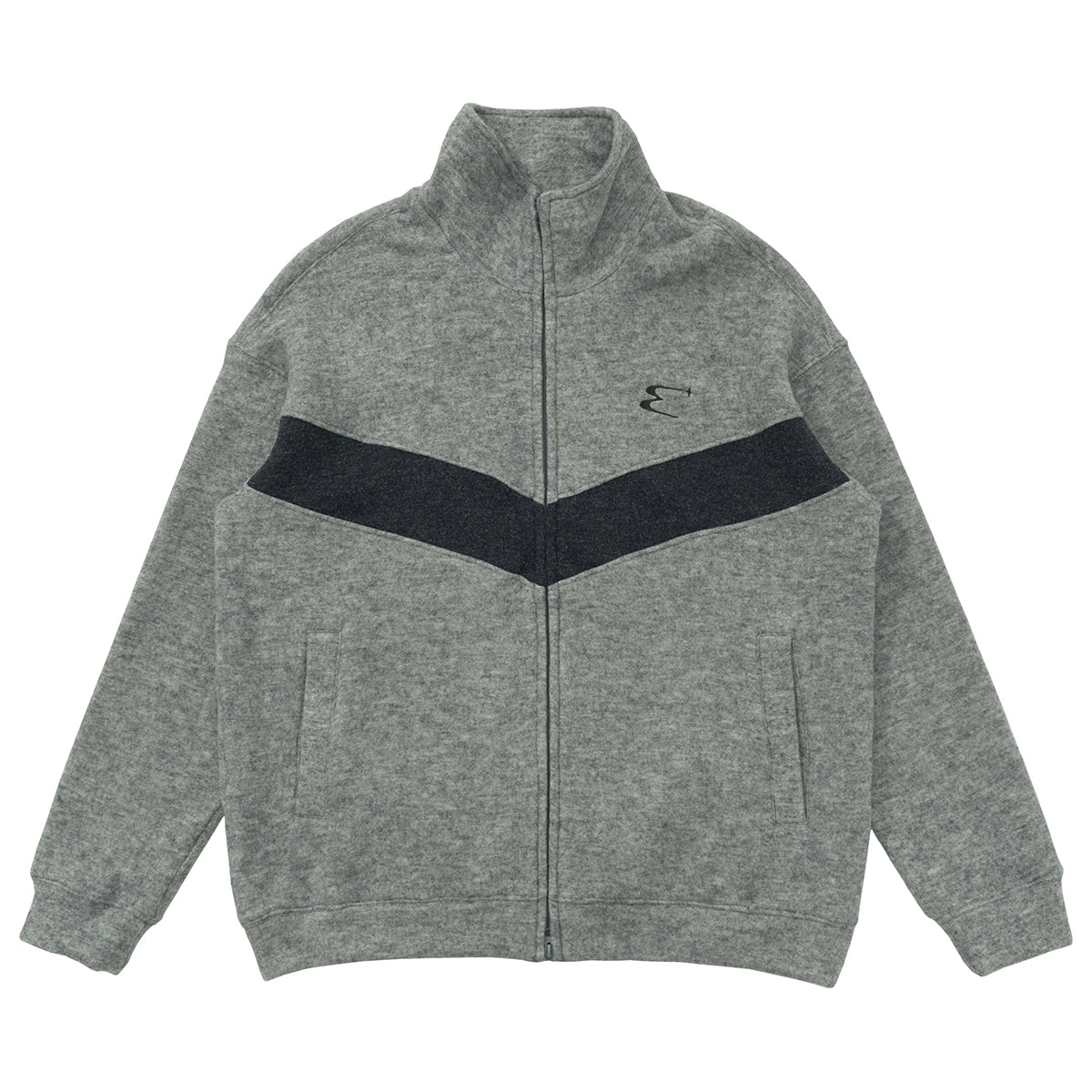 280Gラビットファーニットバイカラージップブルゾン　N6243