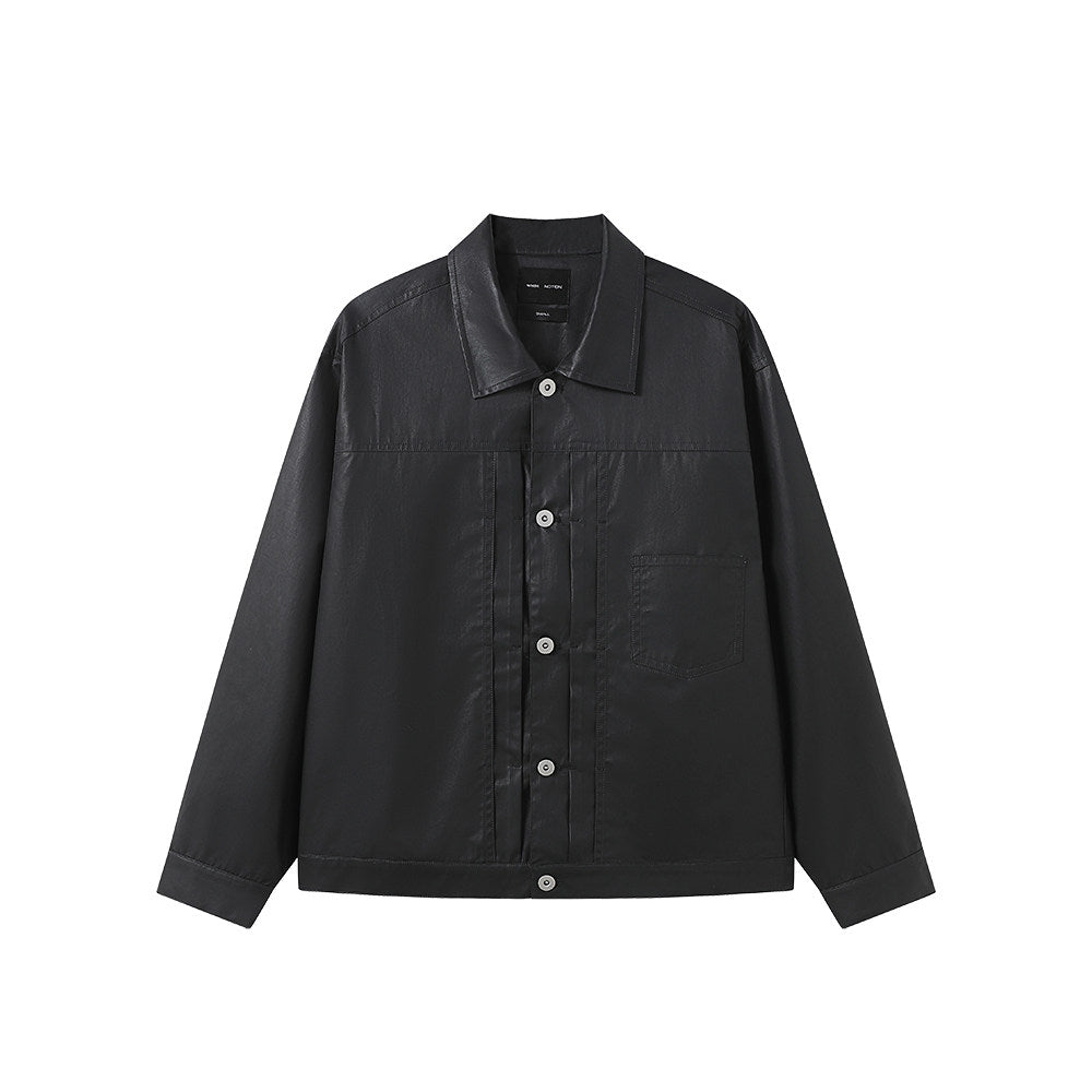 ワックスドTYPE1 スーピマコットンジャケット N6565