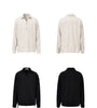 ドローストリング リネンブレンド プルオーバー ポロシャツ/ polo shirt   N5596