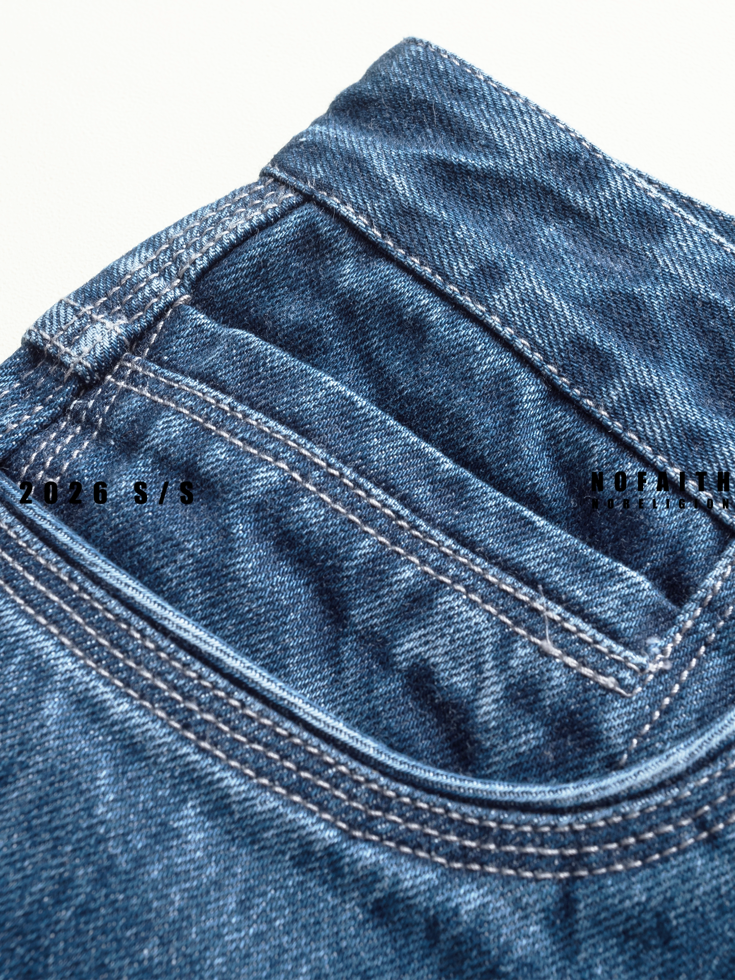 長繊維コットン厚手ワイドデニム N7179