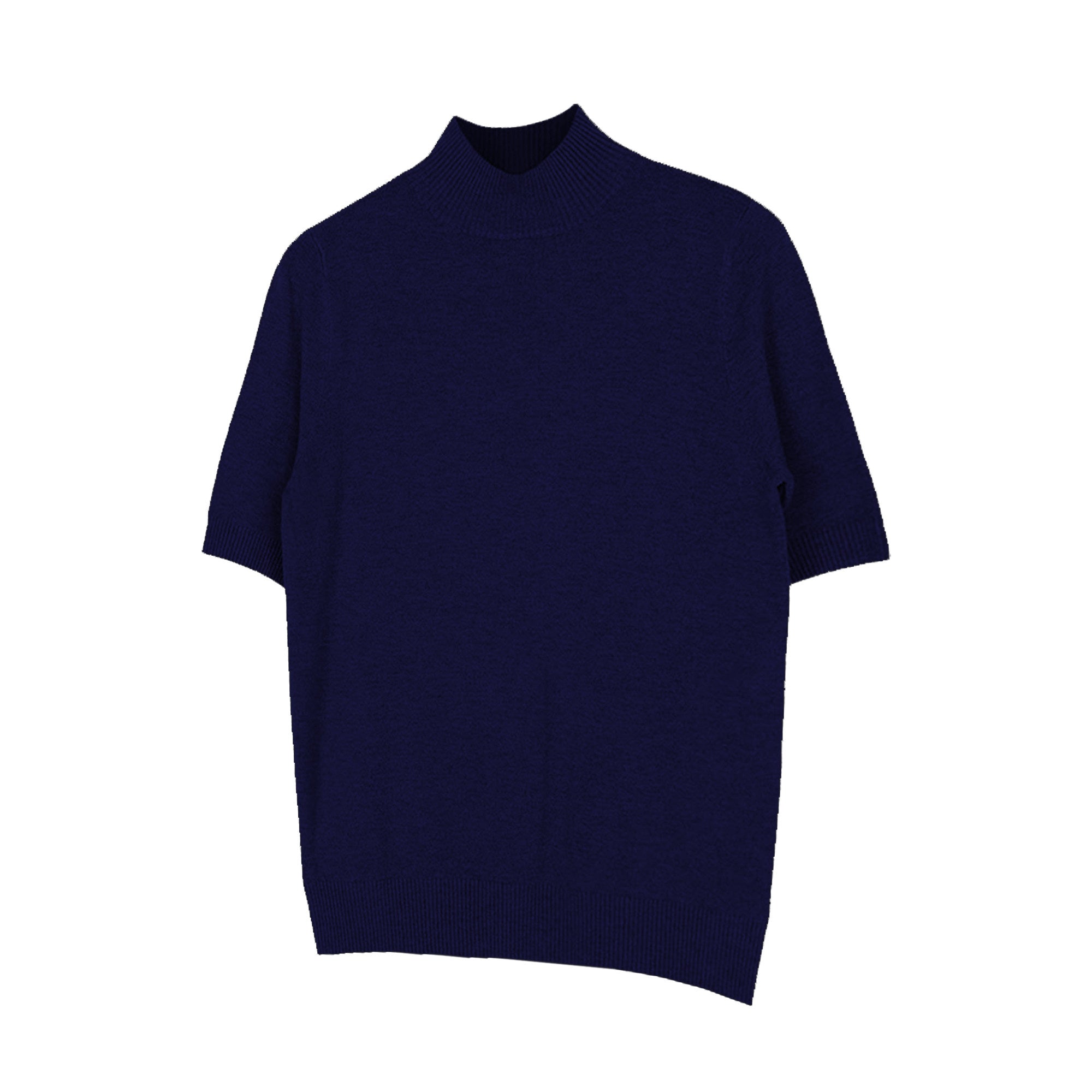 モックネック ショートニットT　N6649