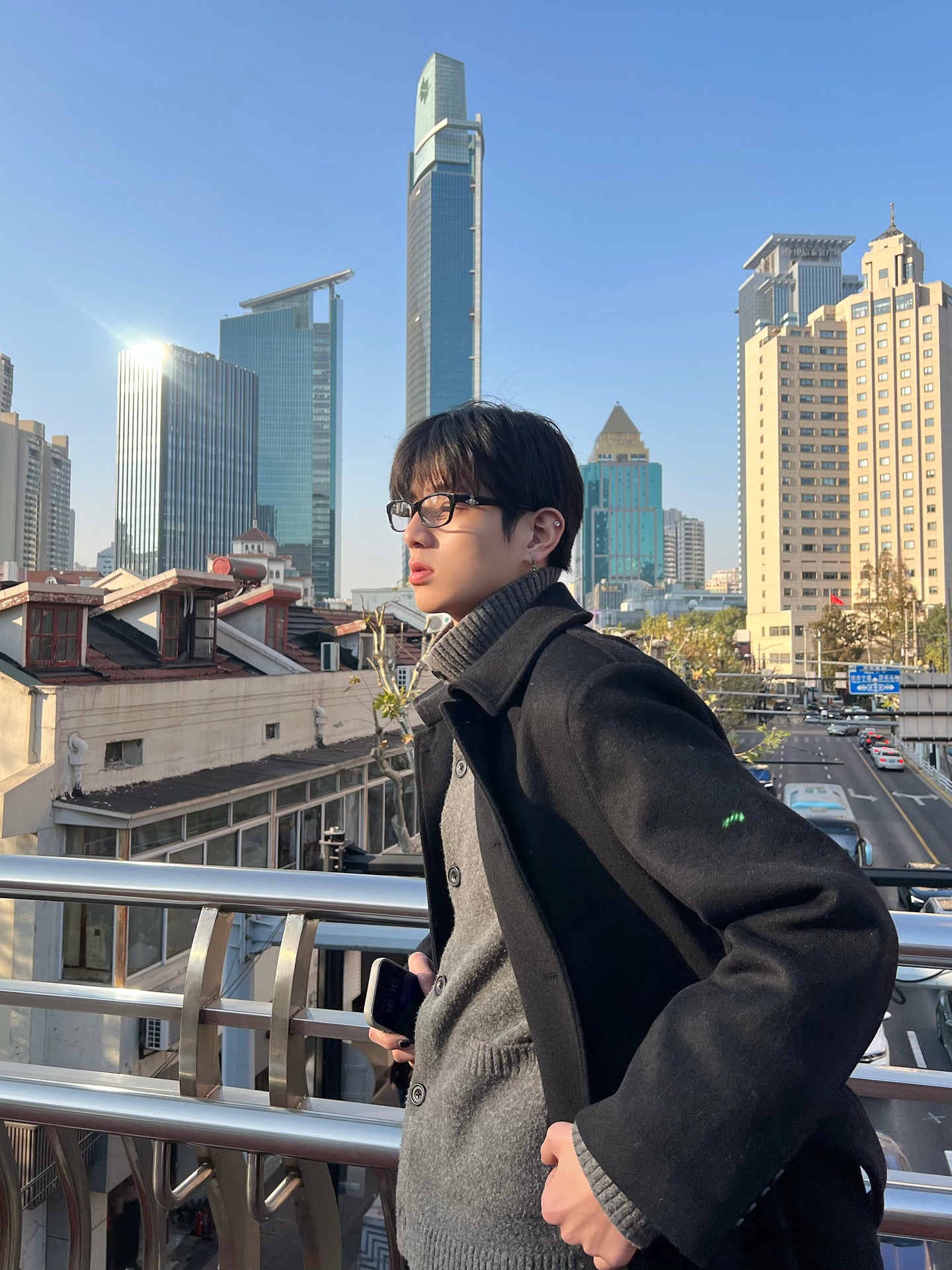 オーストラリア羊毛50％ ハンティングロングコート N6538