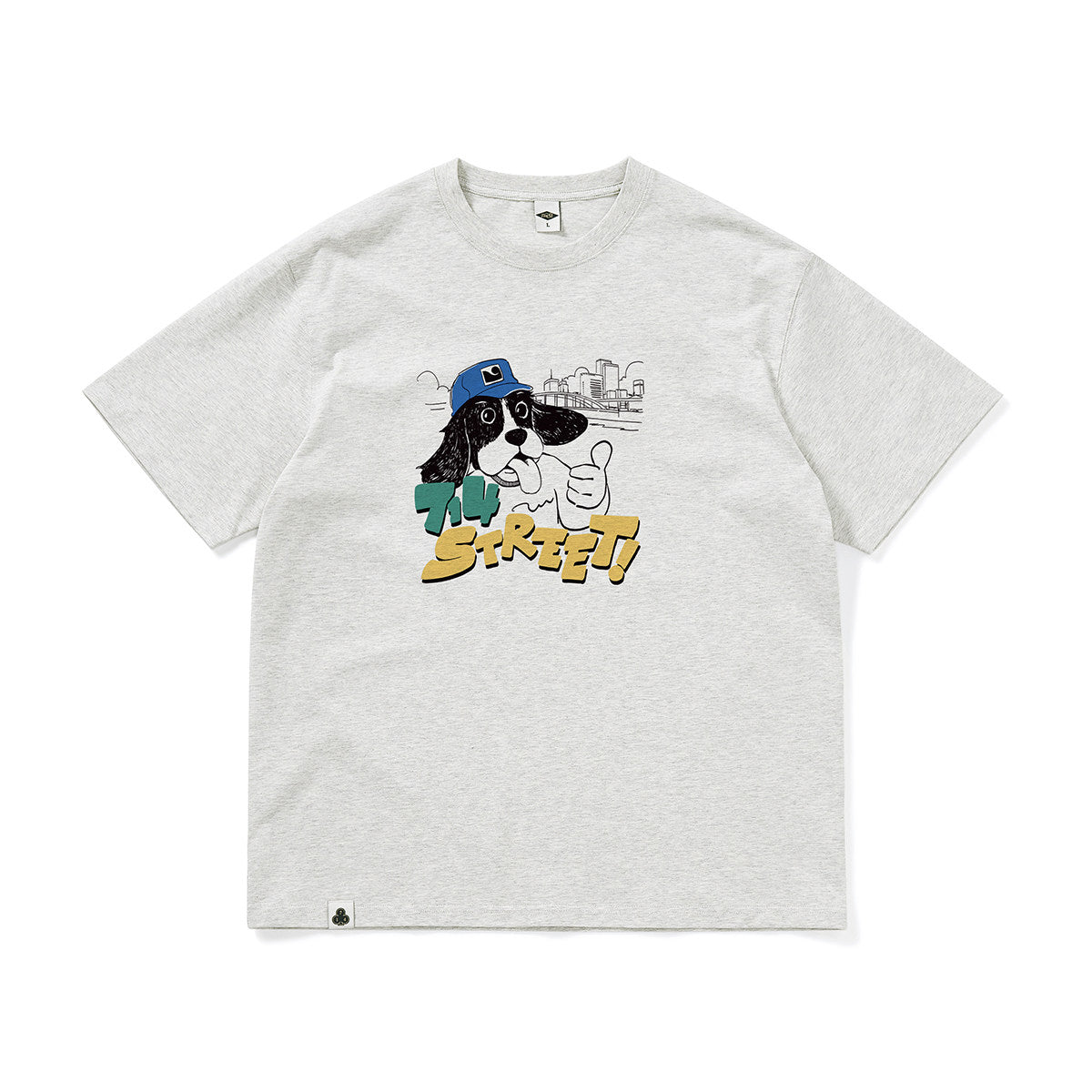 コットン ドッグキャラクター プリントTシャツ　N7089