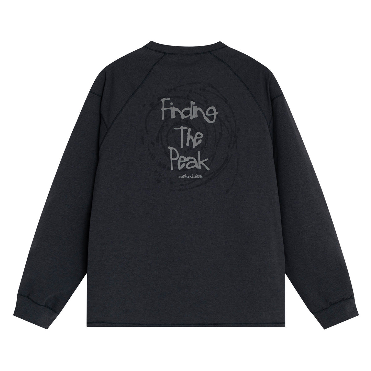 テクニカルワッフルグラフィックロングTシャツ　N7400