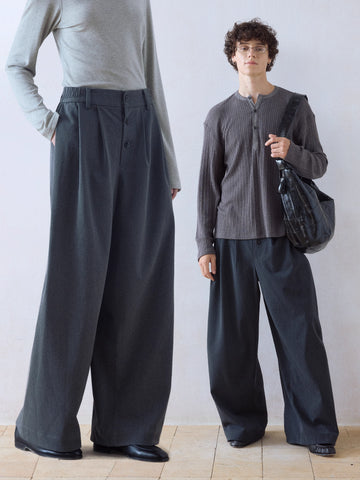 グルカ風ツータックワイドスラックス N5889