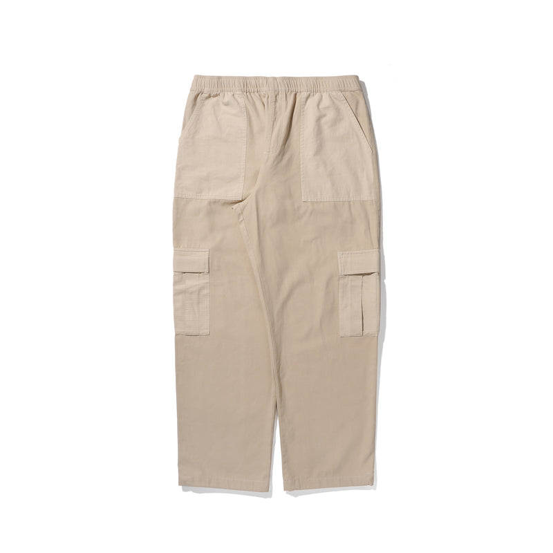 Washed straight cargo pants   N4440