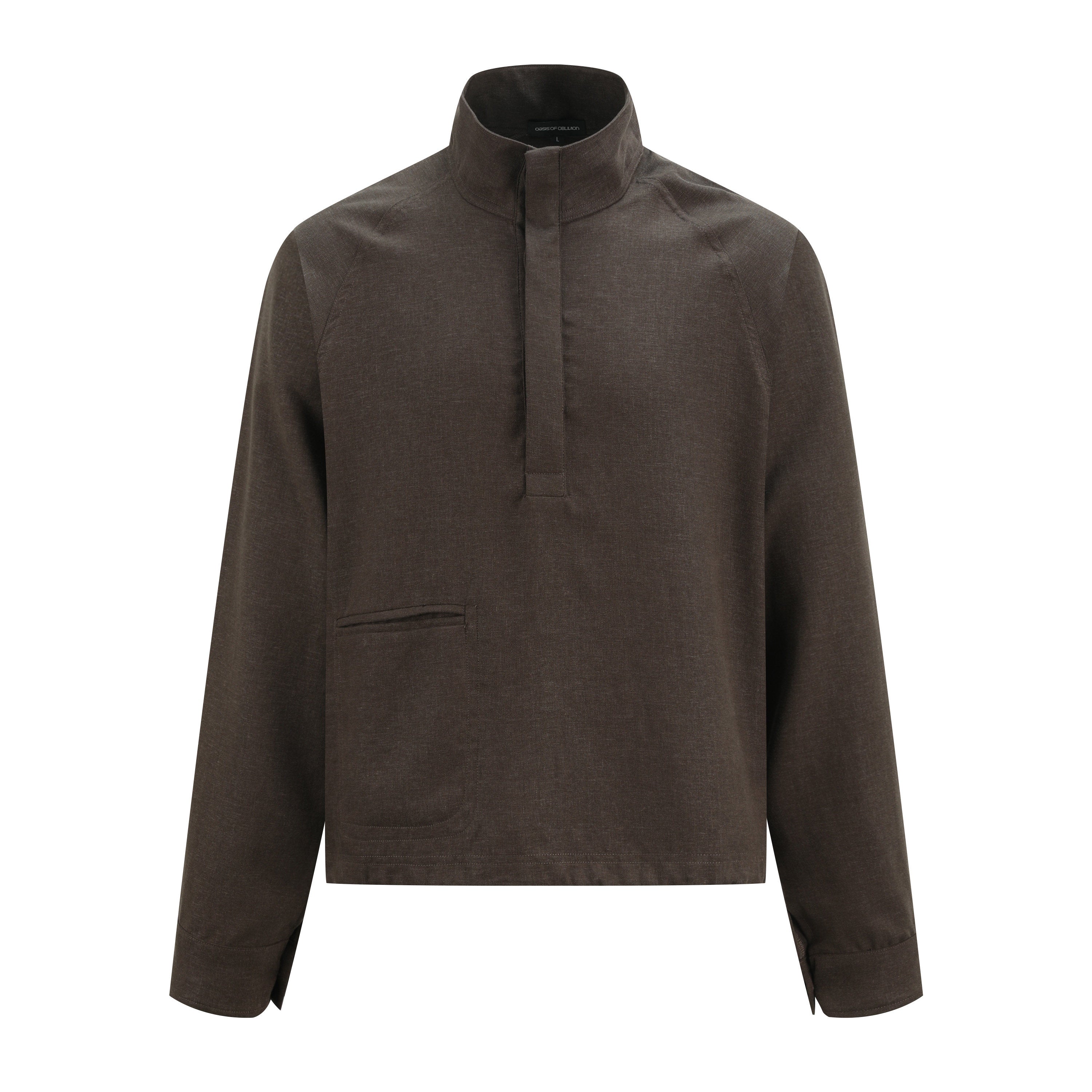 テンセル オープンカラーロンT　N6645