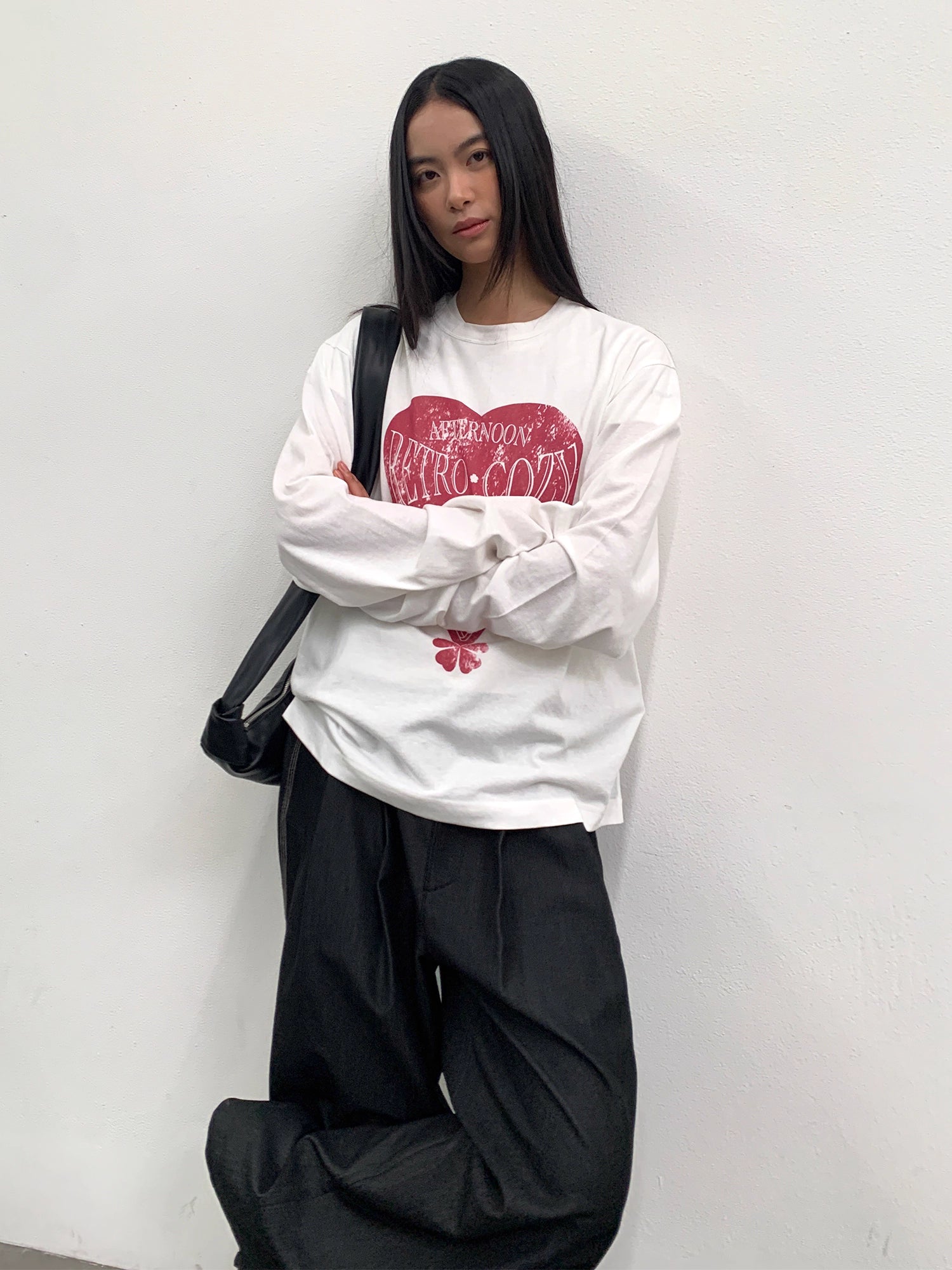 発泡プリント アートハートビッグロンT N5892