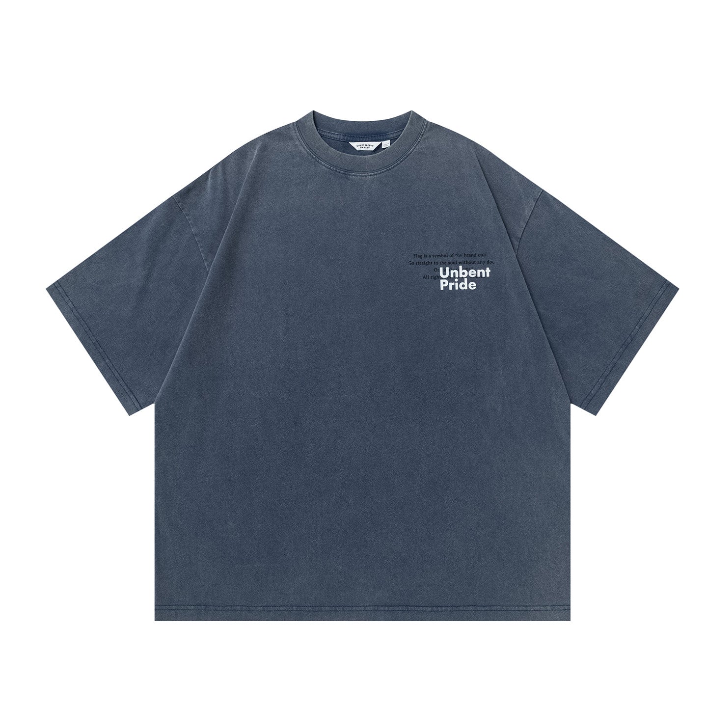 【280G】 OE糸 サンドウォッシュ ヴィンテージプリントTシャツ　N6706