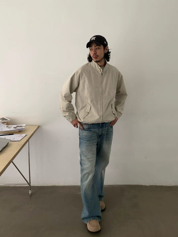 スタンドカラークロップド丈ブルゾン N5867