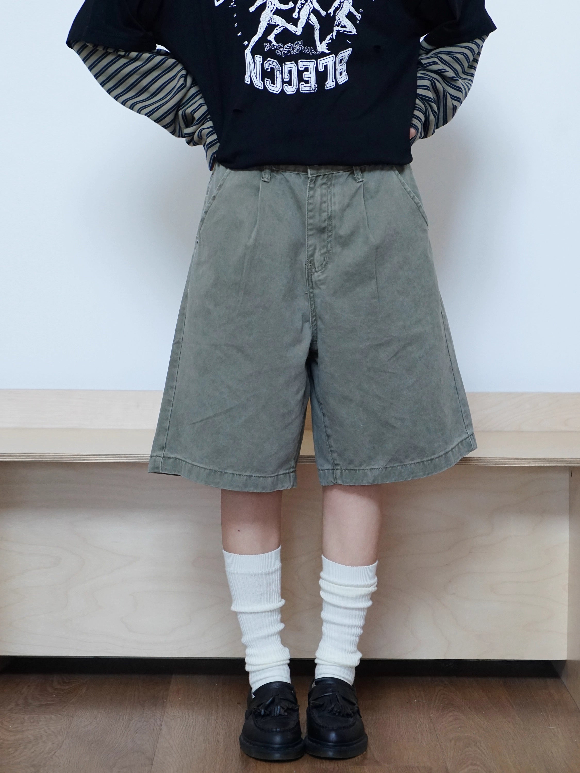 ハーフデニムパンツ  N5778