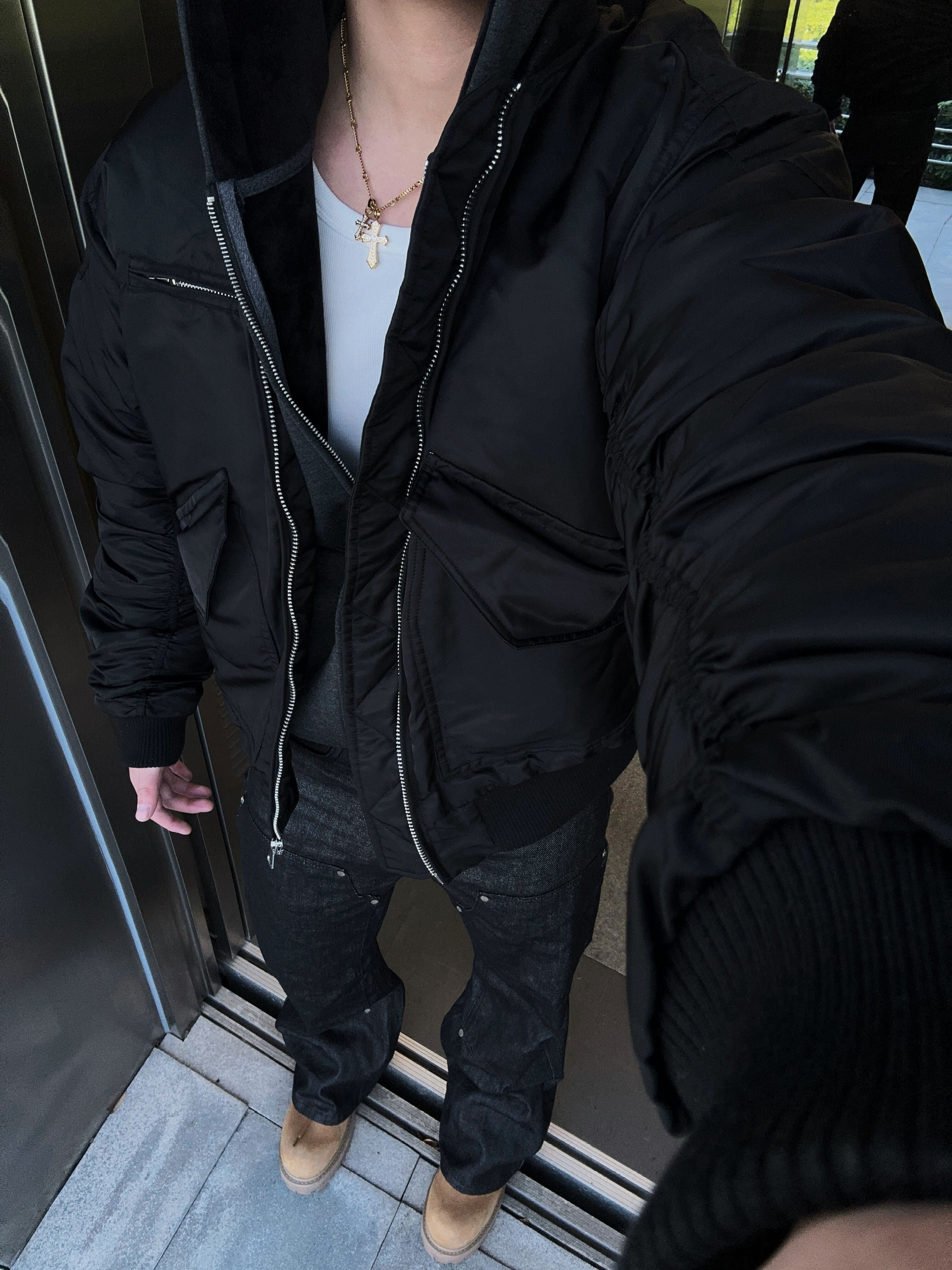 岡山14oz セルビッジ 五連ボタン ストレートデニム　N6391