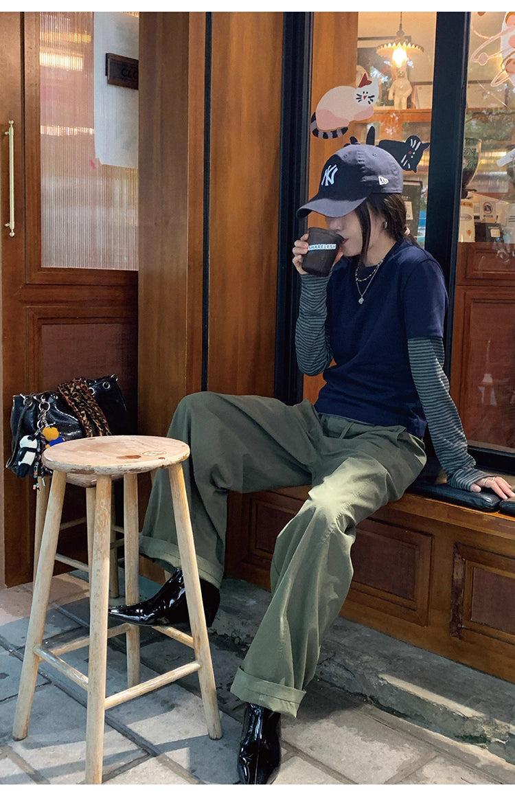 着回し3WAY レイヤードTシャツ2点セット N5890
