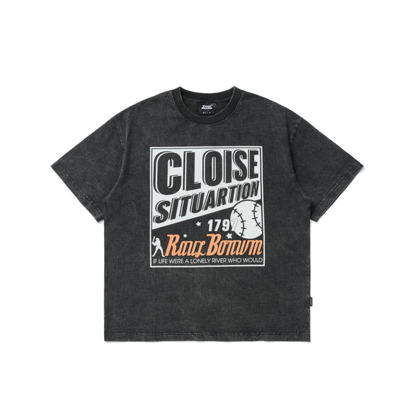 Classic Baseball Print T-Shirt N3599