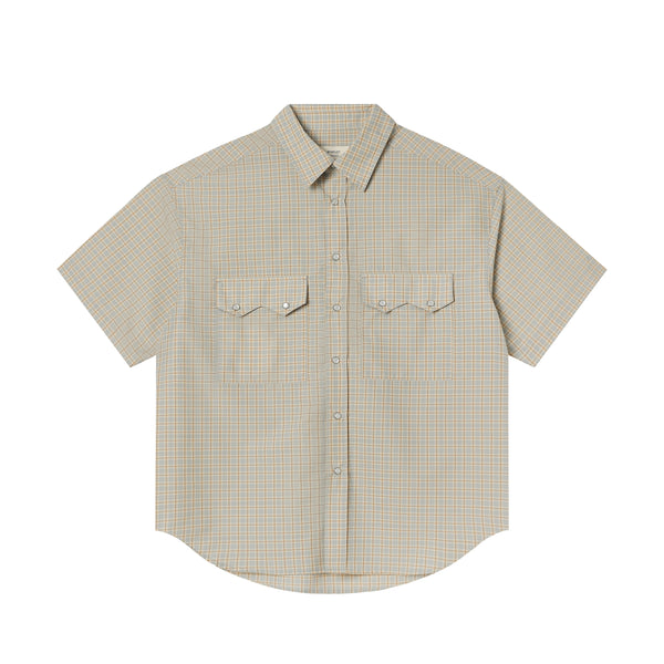 check western shirt  / チェックウエスタンシャツ N3653