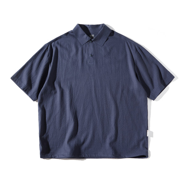 Navy Blue Mountain Polo Shirt N3779
