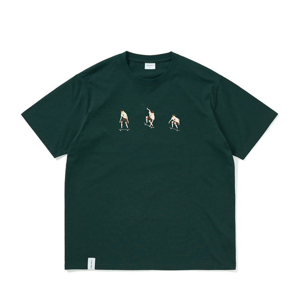 240G] Skater Print T-Shirt N3616