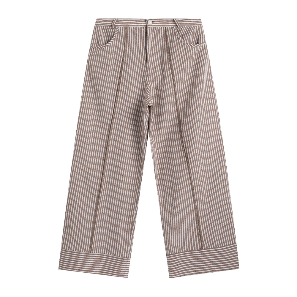 ステッチ・ヒッコリーストライプパンツ   N5718
