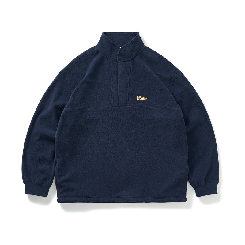 stand collar fleece sweatshirt  / フリーススウェット N4580