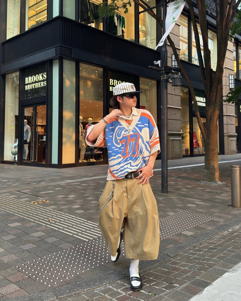 ツータック・Aラインショートパンツ　HR001 - ファッション通販NNine（ナイン）