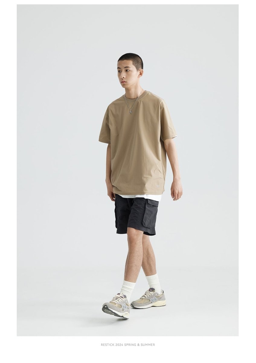 【吸湿速乾性】Absorbent and quick drying plain T-shirt N3574 - NNine