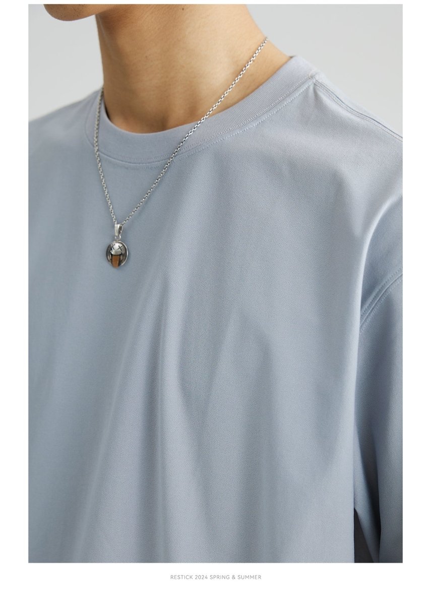 【吸湿速乾性】Absorbent and quick drying plain T-shirt N3574 - NNine