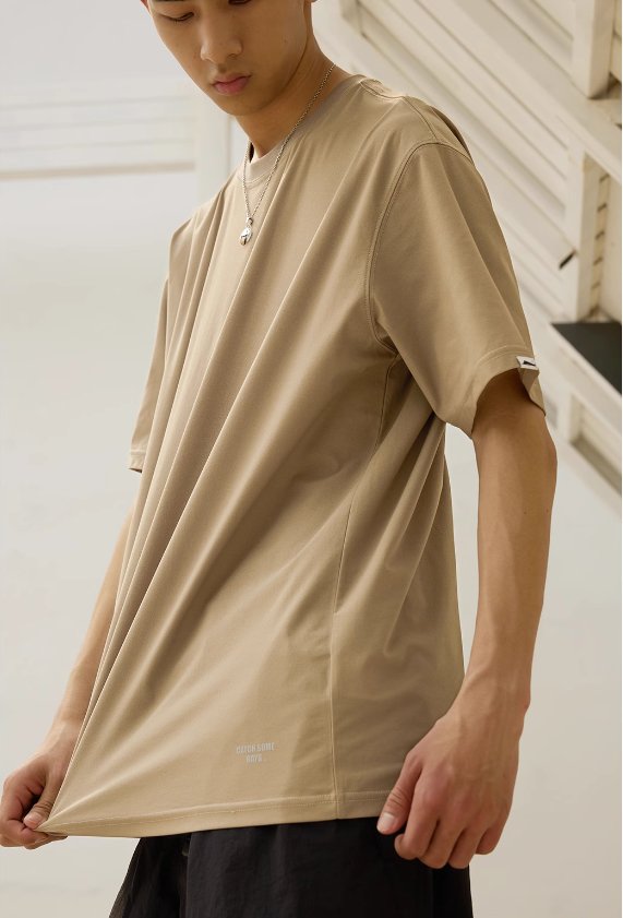 【吸湿速乾性】Absorbent and quick drying plain T-shirt N3574 - NNine