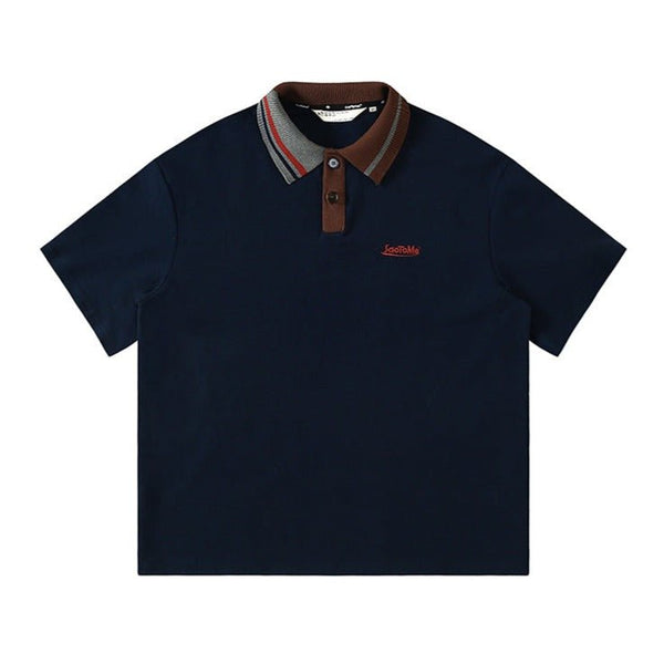 accent color polo shirt / ポロシャツ N3622 - NNine