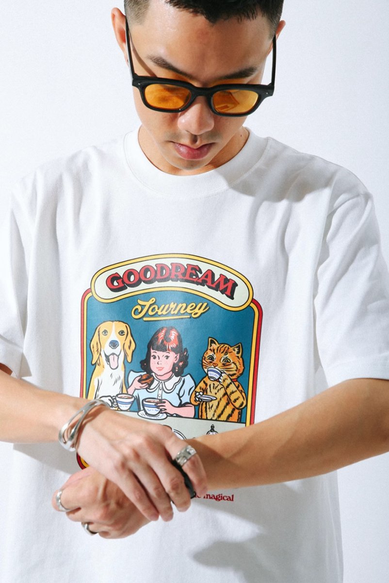 Afternoon tea print T-shirt N4050 - NNine