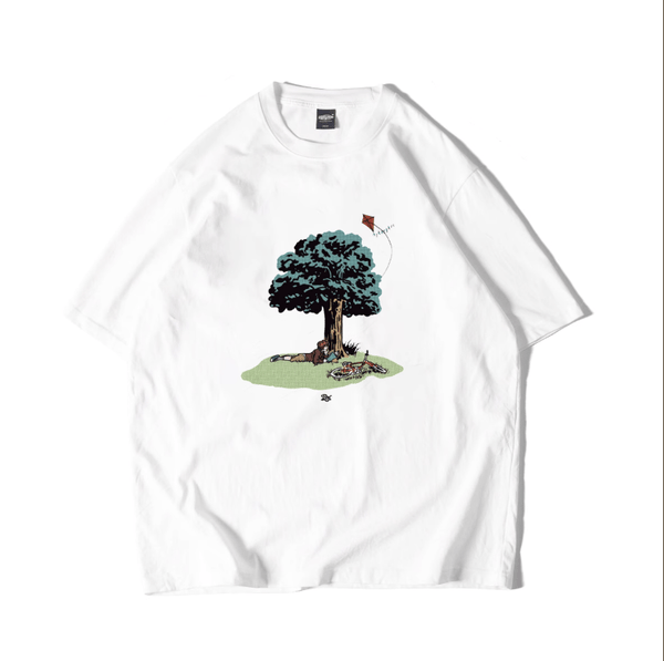 AfternoonプリントTシャツ コットン100% / Afternoon Print T-shirt N5508 - ファッション通販NNine（ナイン）