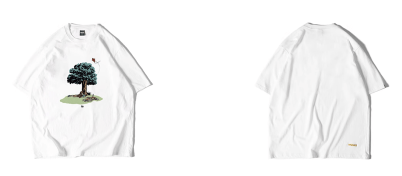AfternoonプリントTシャツ コットン100% / Afternoon Print T-shirt N5508 - ファッション通販NNine（ナイン）
