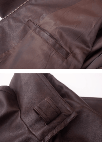 エイジドレザーボンバージャケット N4864