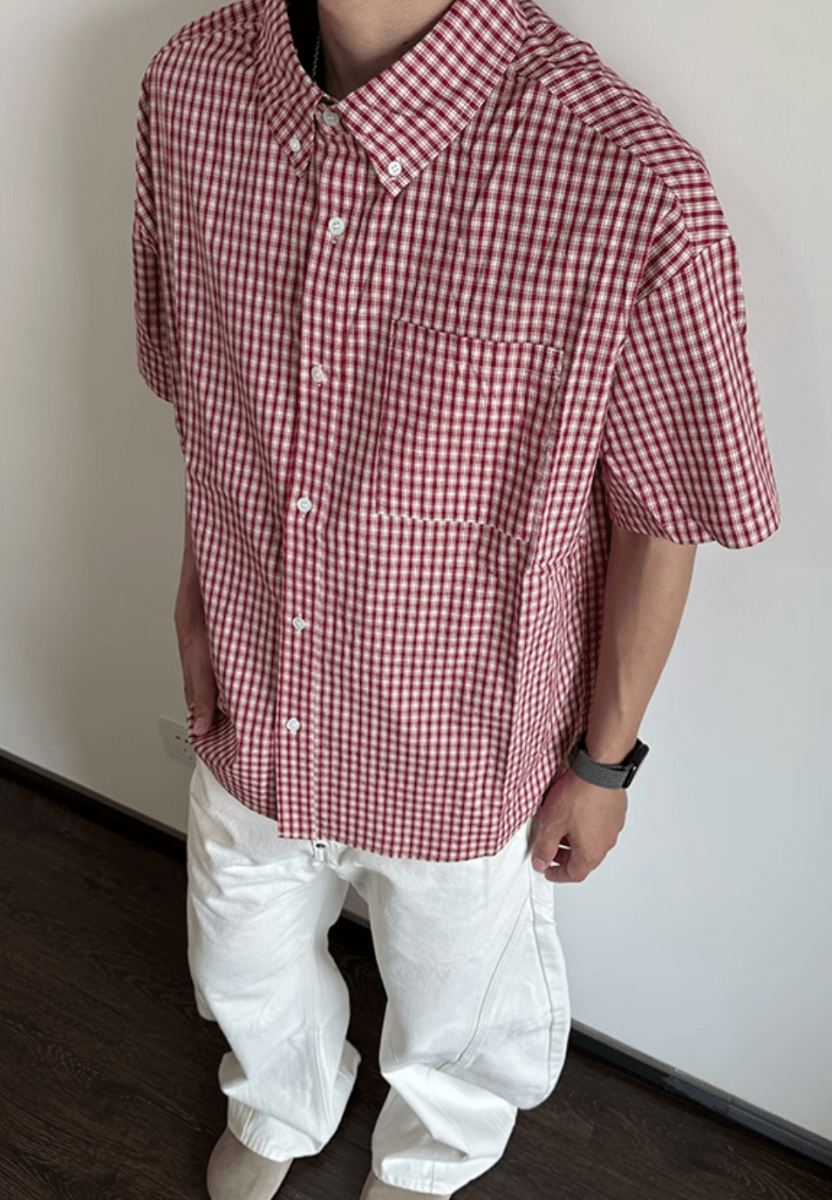 アメリカンカジュアルレトロチェックシャツ / American Casual Retro Check N5527 - ファッション通販NNine（ナイン）