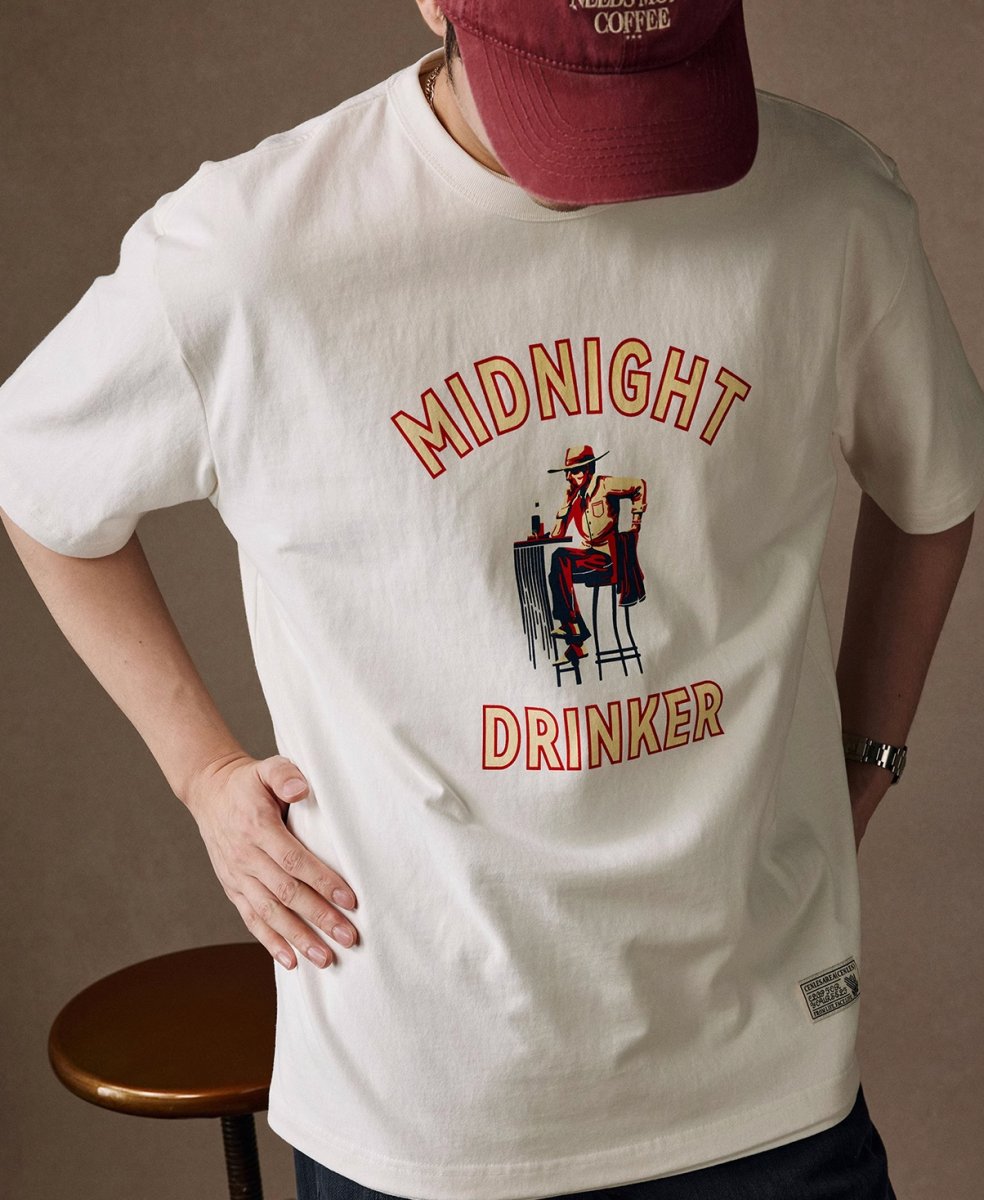 American print short sleeve T - shirt /キャラクタープリントT N3756 - NNine