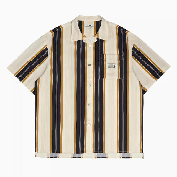 american striped shirt /ストライプシャツ N3757 - NNine