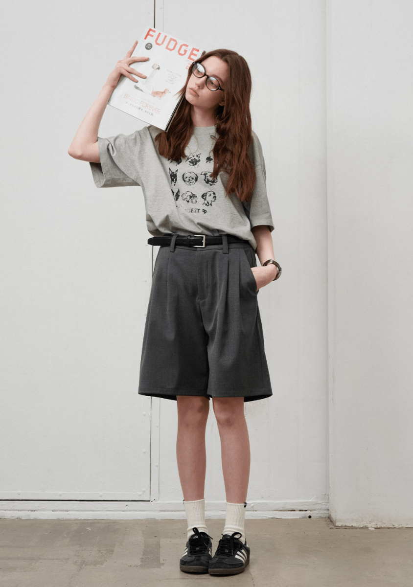 animal print t-shirt / アニマル ロゴ プリント Tシャツ 半袖 クリーン N5291 - ファッション通販 NNine(ナイン)