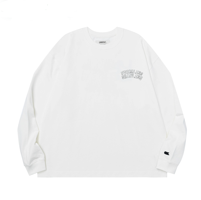 Back print long sleeve T-shirt N5645 - ファッション通販NNine（ナイン）