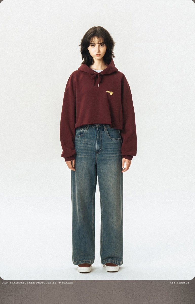 Back print short hoody N3197 - ファッション通販 NNine(ナイン)