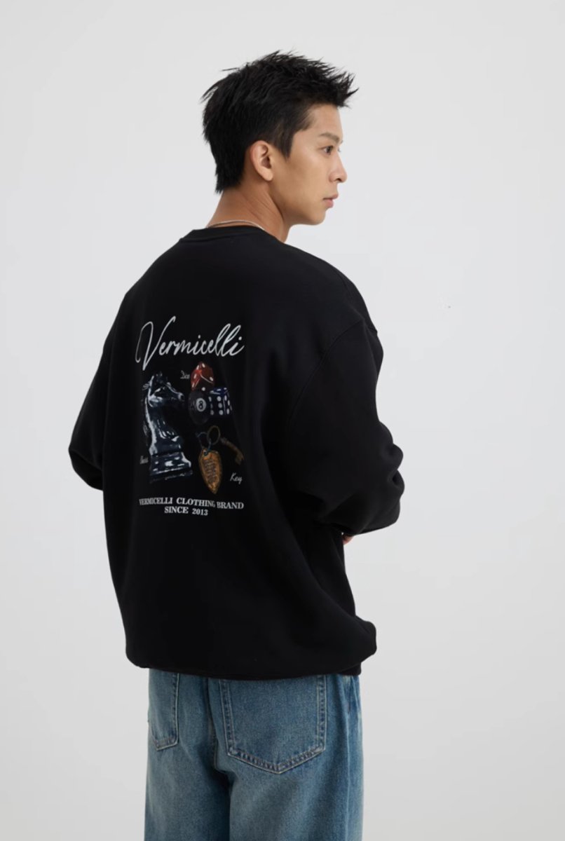 back print sweatshirt N4590 - NNine