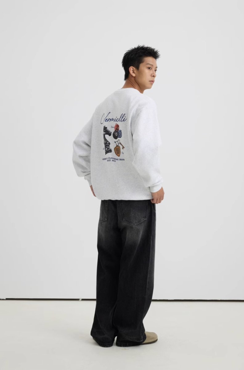 back print sweatshirt N4590 - NNine