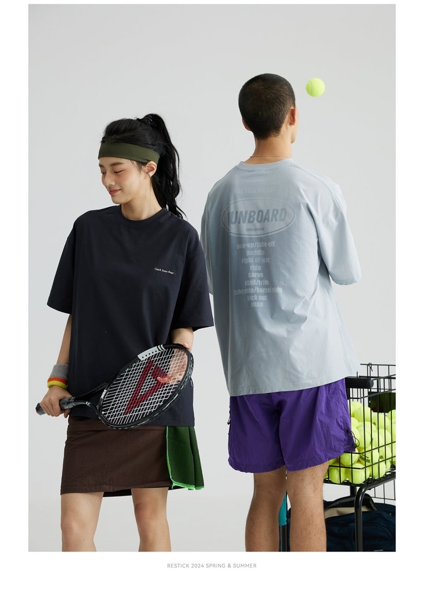 【伸縮性・吸湿速乾】back print t-shirt N3575 - NNine