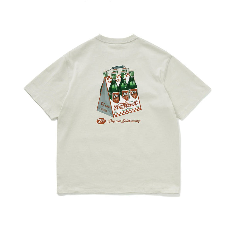 Back print T-shirt short sleeve vintage vintage style バックプリント Tシャツ 半袖 ヴィンテージ 古着風 N5297 - ファッション通販 NNine(ナイン)