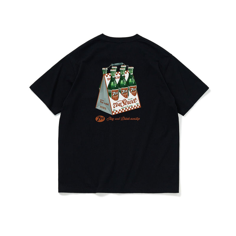 Back print T-shirt short sleeve vintage vintage style バックプリント Tシャツ 半袖 ヴィンテージ 古着風 N5297 - ファッション通販 NNine(ナイン)