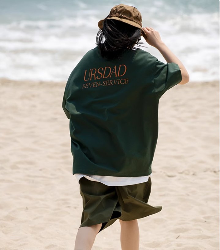 【吸湿速乾繊維】back print t - shirt / ヘビーウェイトオーバーサイズTシャツ N3870 - NNine