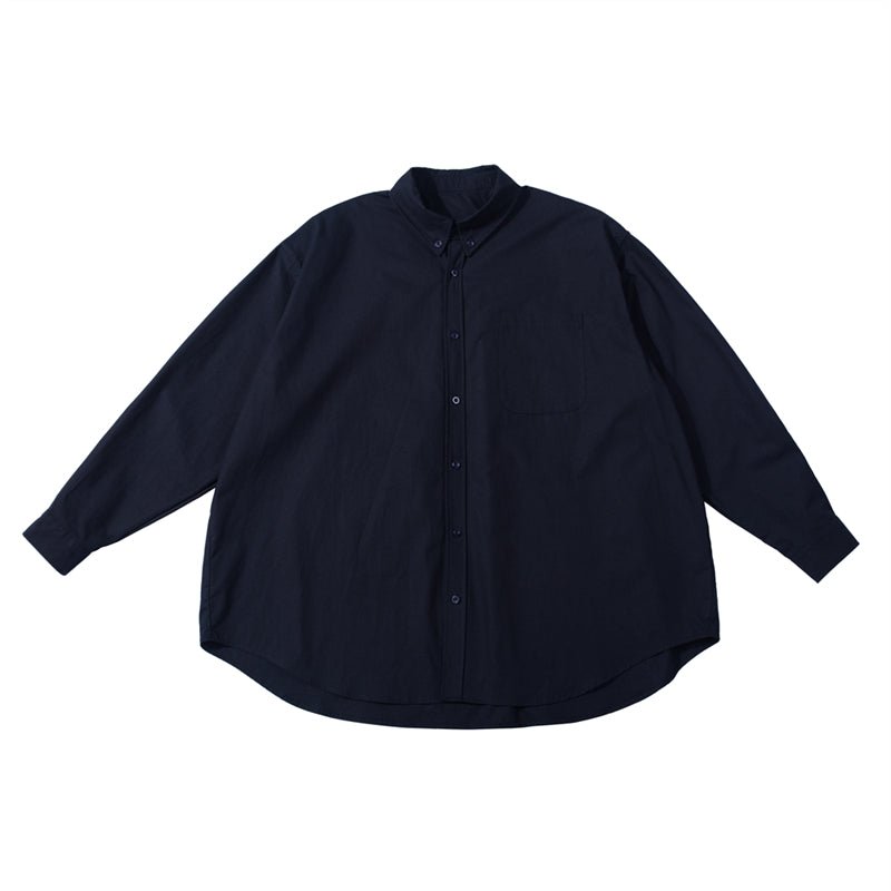 Big silhouette retro shirt /ビックシャツ N3698 - NNine