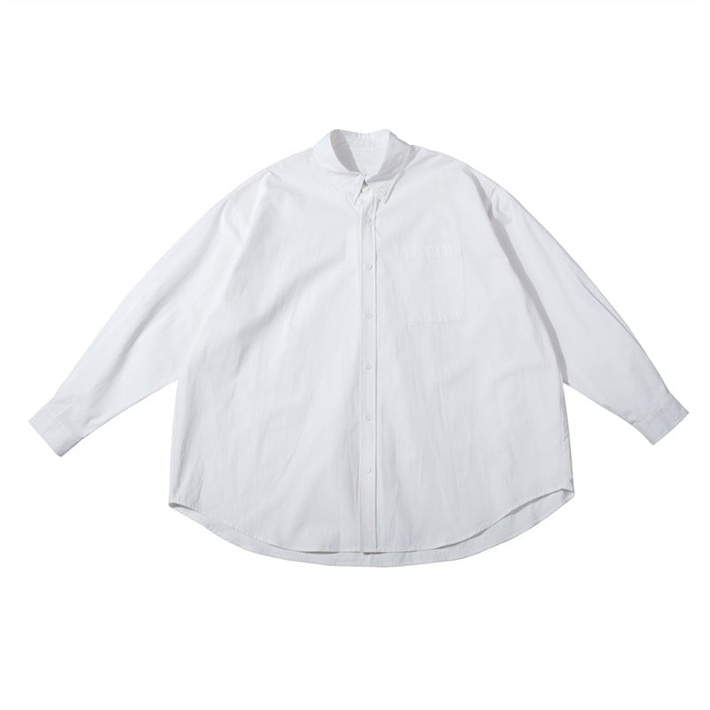 Big silhouette retro shirt /ビックシャツ N3698 - NNine
